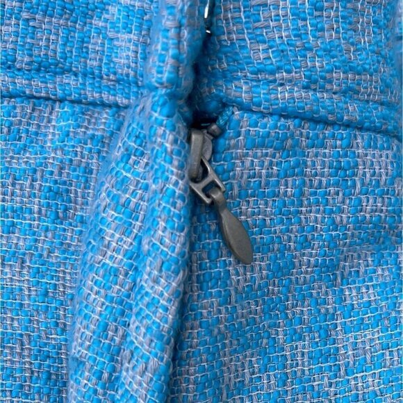 QMack Womens Mini Skirt Size XL Blue Western Preppy Academia Bold Y2K - Picture 4 of 7